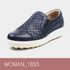 [Dr.K] รองเท้าผ้าใบผู้หญิง Slip-on W1855 NAVY-Slip-on with Arch Support, Walking Shoes for Foot and Heel Pain Relief-Made in Korea